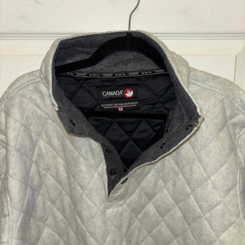 NWT CANADA WEATHER GEAR MEN QUILTED SNAP PLACKET SIZE XXL